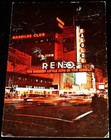 Vintage Postcard  Reno  Nv  1963  City Arch   Harold s Club Hotel   Casino night