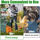 Reusable Lawn Garden Waste Bag Yard Leaf Collapsible Trash Can Handled 72 Gallon