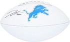Jahmyr Gibbs Detroit Lions Autographed Franklin White Panel Football