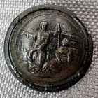 Nc Confederate Civil War Dug North Carolina Relic State Seal Button Alberts 204