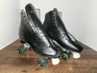 Vintage Roller Skates Dominion Esprit Marathon Ii Black - Size 12