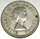 1962 Canada 10 Cents Dime 0 8000 Silver Asw 0 06 Oz Coin Free Shipping - 2485