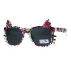Girls Sunglasses Kitty Cat Whiskers Ears Frame Kid s Fashion Uv 400