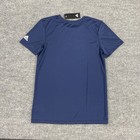 Adidas Boys Clima Tech Tee Short Sleeve Shirt Blue Size Youth Large 14 16