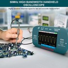 Hanmatek Ho15 Handheld Digital Oscilloscope - 50mhz Bandwidth  200msa s High-pre