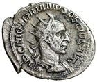 Trajan Decius Ar Antoninianus  emperor On Horseback  Toned Very Fine