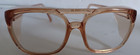 Vtg Z87 Eastern Safety Glasses Side Panels Amber 5 3 4 Z87