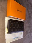 Louis Vuitton Monogram Zippy Zip Around Long Wallet Brown