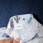 Baby   Toddler 3-6m White blue Short Sleeve Collared Button-up Western Print