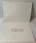 Vtg Tasha Tudor Art Guild Christmas Card Unused Children   Cats By Fireplace