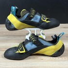 Scarpa Vapor V Climbing Shoes Mens Size 11 5 11 2 3 Yellow Blue Black Mismatch