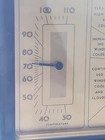Bakelite    Brass Taylor Stormoguide Weather Station Temp weather humidity Deco
