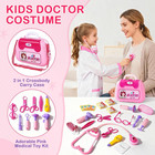 Doctor Costume For Kids - Dr Medical Pretend Play Toys Set For Girls - Doctors K