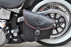 Swingarm Leather Bag For Hd Softail 2000-2025  Fatboy  Street Bob   Breakout