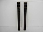 2 Pieces Antique French Carved Oak Reclaimed Architectural Trim Pediment Salvage