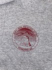 Vintage 90s Gray Liberty High School Union District Men   s Size Xl Polo T Shirt