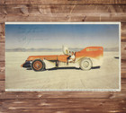Signed Ab Jenkins Photo  Coa Autograph Bonneville Salt Flats Mormon Meteor Utah