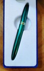 Vintage Fisher Space Pen Bullet - Emerald Green   Gold - Bank Of Tennessee W box