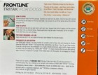 Frontline Tritak For Dogs 4 - 22 Lbs Flea   Tick Control 3 Doses New Sealed