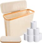 Toilet Paper Bin  Toilet Paper Basket With Lid  The Ultimate Bathroom Organizer