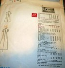  rare Vtg 1960s Evening Dress Vogue Designer De Le Renta Sewing Pattern 14 36