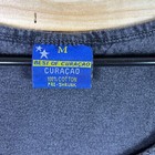 Curacao Tank Top Mens Medium Black Dutch West Indies Sleeveless Shirt
