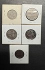 Iceland Coin Collection 1 10 50 Kronur Fish Parliment Lot Of 5 Coins Unc