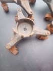 Antique Cast Iron 3 Wheel Swivel Stove Mover Set Of 4 Harper Handy Caster Co 