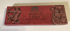 Vtg  Konge Tinn Royal Pewter Viking Motifs Salad Servers Nib By Hardanger Norway