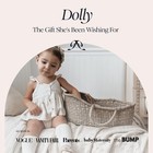 Premium Baby Doll Bassinet - Seagrass Moses Basket 16 X 9 X 7 In