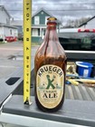 Krueger Cream Ale Steine Style Irtp Paper Label Quart Beer Bottle Newark nj 