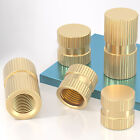 Solid Brass Knurled Insert Nuts Thumb Embedded Nuts Blind-hole M3 M4 M5 M6 M8