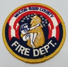 Macon Bibb County Georgia Fire Dept  Sew On Unused Embroidered Patch 4  Round