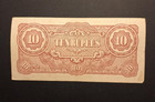 1942-44 Nd Burma 10 Rupees Pick  16 Japanese Occupation -nice Circ Note-c6855xcn