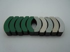 Aurora Model Motoring Tjet Green white Magnets   Nos   5 Sets   Use W afx Nonmag