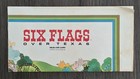 Vintage 1972 Six Flags Over Texas Amusement Park Souvenir Map Size 20x30