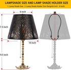 Small Lamp Shade  Alucset Barrel Metal Lampshade With Pattern Of Trees For