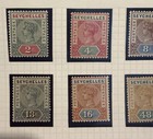 Seychelles Qv 1890 Set Die 1 Fine Mint Cat   200  Sg 1-8