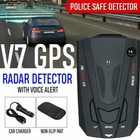 Car 16 Band Laser Radar Detector Gps Camera 360 Anti-police Voice Alert Speed V7