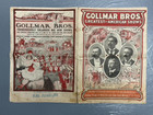 1909 Rare Gollmar Bros Circus Program Antique Baraboo Wisconsin