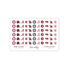 Alabama Crimson Tide College Football Nail Decals Water Transfer Nail Art