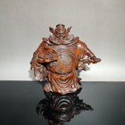 Antique Asian Wood Carving Carved Home Decor Figurines Interior Statue Sculpture