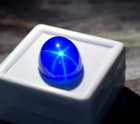Blue Star Sapphire Cabochon Oval Shape Aaa   Quality 15 40 Carat Loose Gemstone