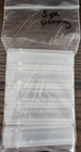 5 Guardhouse Penny Cent Stackable Square Plastic Coin Tubes With Snap-tight Lid