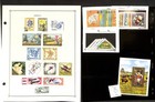 Mongolia Stamp Collection On 8 Scott International   Stock Pages  1924-1970  bg 