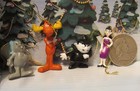 Rocky   Bullwinkle Boris   Natasha Ornaments Miniature Moose And Squirrel