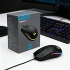 Logitech G203 Lightsync Wired Gaming Mouse 8000 Dpi Rgb Black