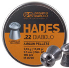 Jsb Match 500 Count Hades Hollow Point 5 5mm  22 Caliber Premium Airgun Pellets