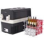 42qt 40l Electric Cooler  Portable Refrigerator 12v  0    50    For Travel  Camping