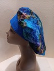 Coral   Seahorses Women s Bouffant Surgical Scrub Hat cap Handmade